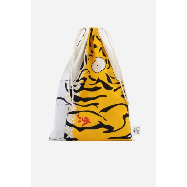 Tiger recycled drawstringbag