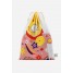 Stars recycled Drawstring bag- zero waste solution,