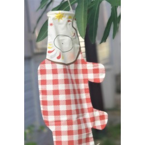 Koinobori Madame Mo VICHY, porte-bonheur Japonais