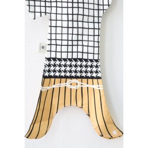 WIndsock Koinobori Black&White,signé Madame Mo porte-bonheur Japonais