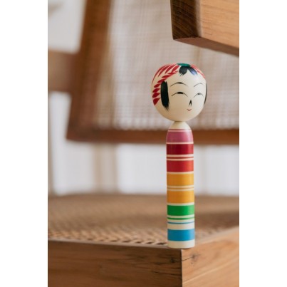 Kokeshi Lady Rainbow