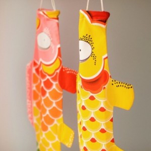 Koinobori Jaune Néon (S)