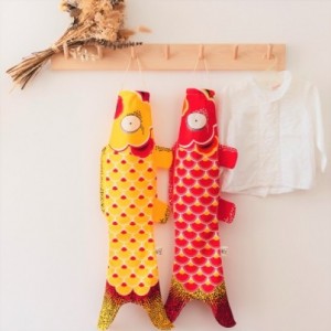 Deep Yellow Koinobori (S)