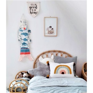 Madame Mo, Toile de Jouy Koinobori, Japanese inspiration, gift idea for children, for adults.