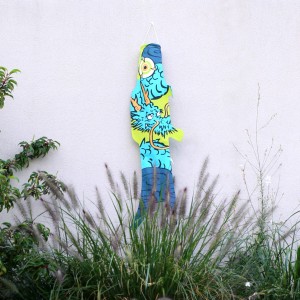 Madame Mo Blue Dragon Pop Koinobori, Medium size, a Japanese-inspired gift, poetic and classy gift idea