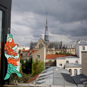 Madame Mo Ochre Dragon Pop Koinobori, Small size, Japanese-inspired gift, poetic gift idea