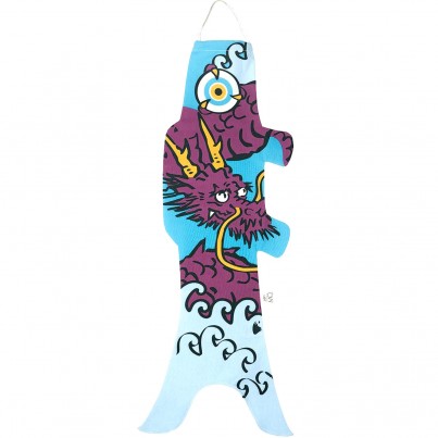 Windsock Madame Mo Purple Dragon Pop, Small size, Japanese-inspired gift, gift for adult and kids
