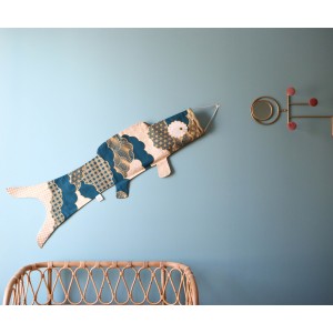 Koinobori Matsu Blue (M)