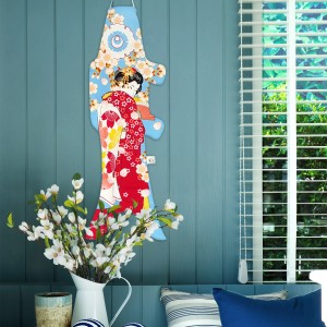 Koinobori Madame Mo Maeko, Manche à air, taille Small, idée cadeau d'inspiration japonaise