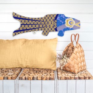 Madame Mo Kimono Domo Windsock, Small Size, Japanese Gift Idea, unique ethical gift Madame Mo Kimono Domo Windsock, Small Size, Japanese Gift Idea, unique ethical gift