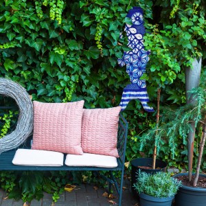 Koinobori Madame Mo Deep Shibori, taille Small, manche à air, idée cadeau japonais, cadeau éthique