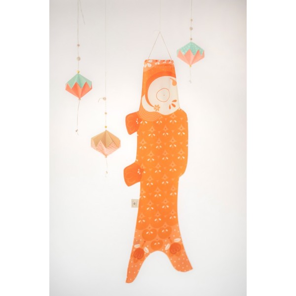 madame mo koinobori mandarine carpe koi objet de décoration japon madame mo koinobori mandarine carpe koi objet de décoration japon