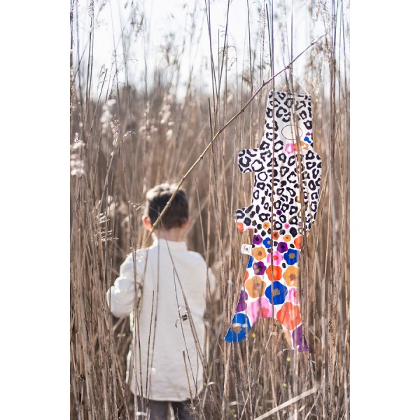 Madame Mo Koinobori Leopard, idée de cadeau de naissance Madame Mo Koinobori Leopard, idée de cadeau de naissance