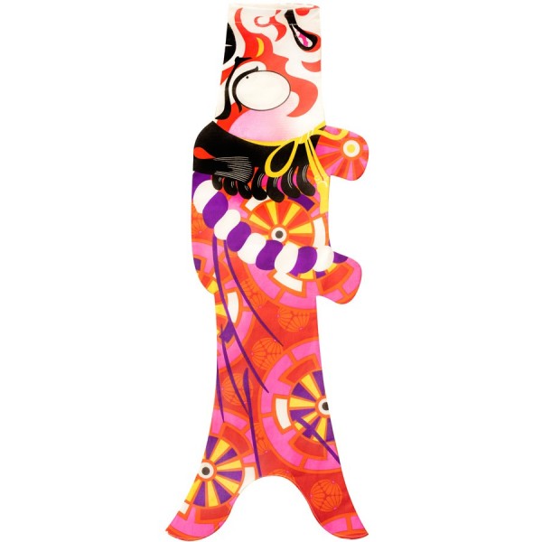 Koinobori Madame Mo Kabuki Samouraï, idée cadeau inspiration Japon Koinobori Madame Mo Kabuki Samouraï, idée cadeau inspiration Japon