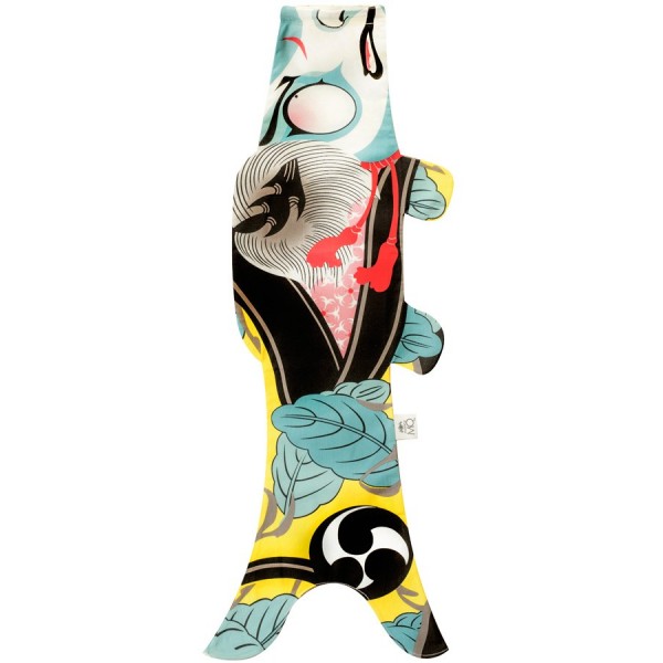 Koinobori Madame Mo Kabuki Soldat, porte-bonheur Japonais Koinobori Madame Mo Kabuki Soldat, porte-bonheur Japonais