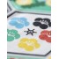 Zoom on koinobori Olympics Mini, Japanese windsock