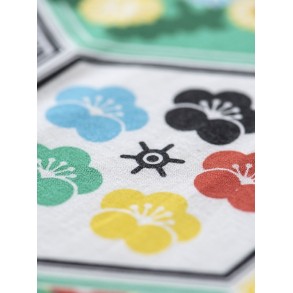 Zoom on koinobori Olympics Mini, Japanese windsock
